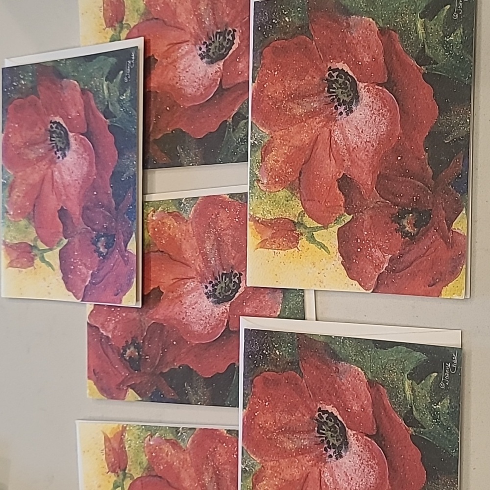 Handpainted Card Stationary Bundle